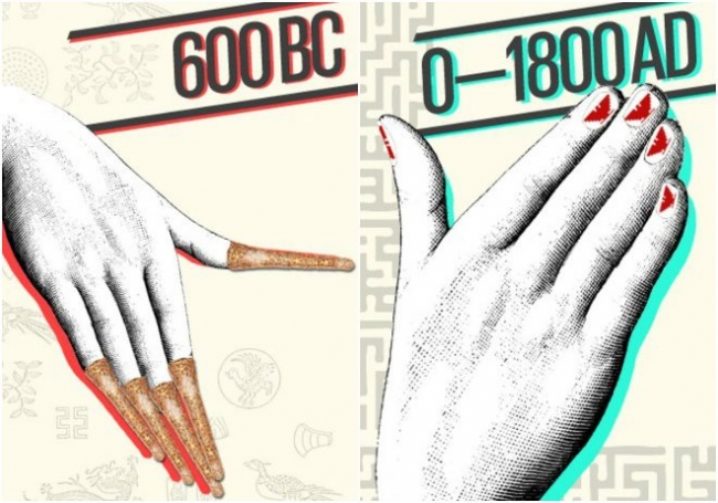 Как развивался нейл-арт: история дизайна ногтей с 5000 г. до нашей эры